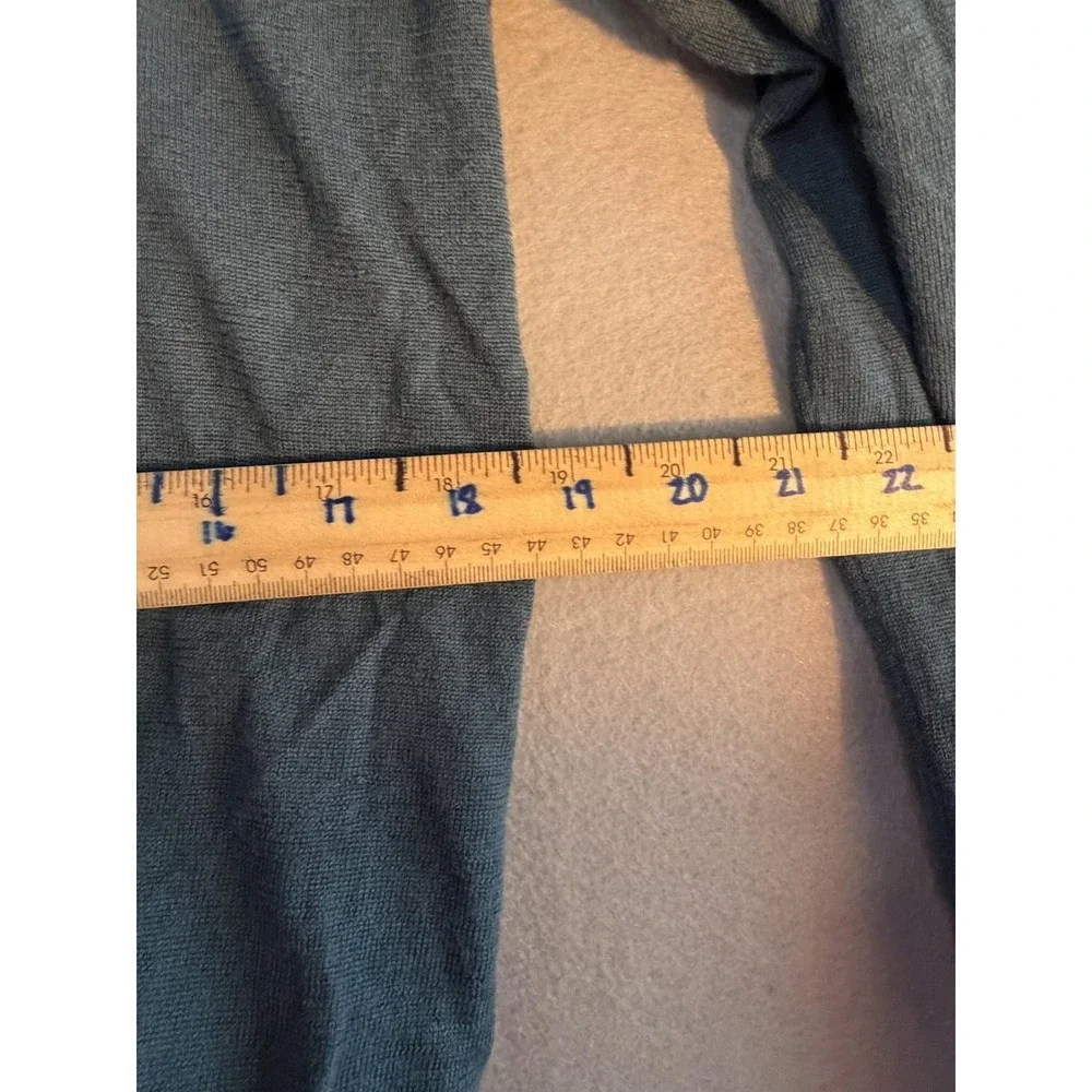 Banana Republic Sweater Mens 2XL Blue Merino Wool Crewneck Knit Pullover Logo